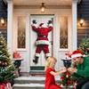 90x180см Рождественские Украшения на Дверь Чехлы Праздничный Дед Мороз Реквизит для Фотобудки Рождественская Вечеринка Украшения на Дверь Баннер Чехол