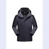 2024 New Autumn and Winter Outdoor Fleece Thickened Jacket Men's Three-in-one Couple Jacket Color Matching Waterproof and Windproof