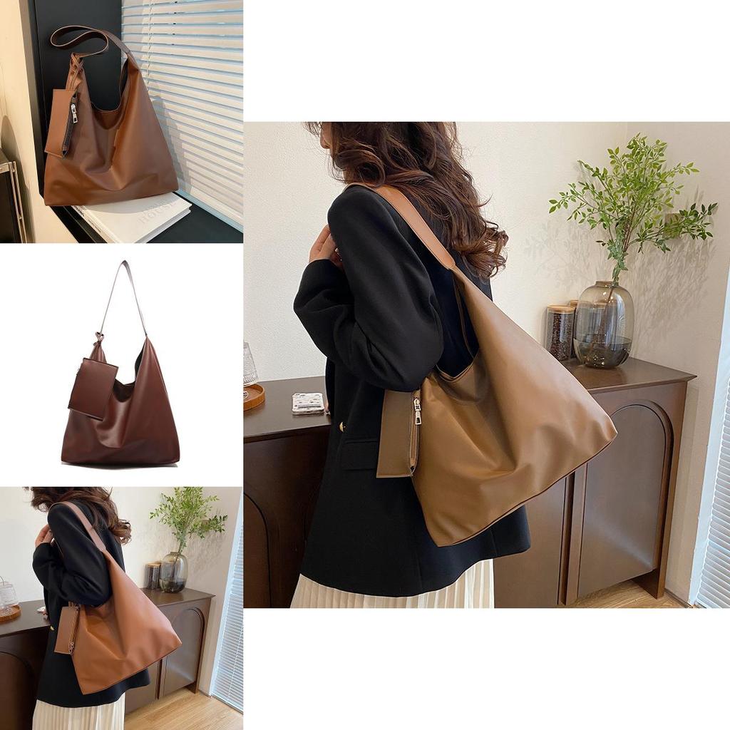 Stylish Vintage Large Capacity Tote Bag For Women With Chic Design And Versatile Use