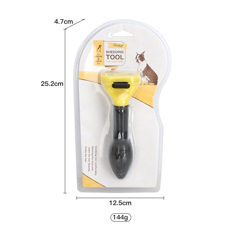 Pet Hair Removal Comb for Dogs & Cats: Multipurpose Pet Grooming Tool