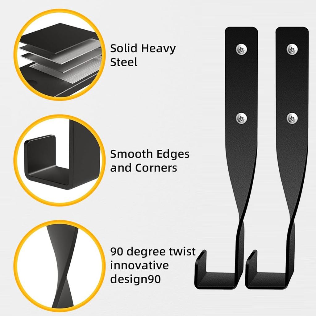 2 шт. Держатель для бензопилы из нержавеющей стали Сверхпрочная настенная стойка Органайзеры для организации гаража и хранения инструментов