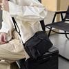 Черная квадратная сумка из ткани Оксфорд, новая легкая повседневная сумка через плечо с несколькими карманами для мужчин и женщин, сумка для мобильного телефона