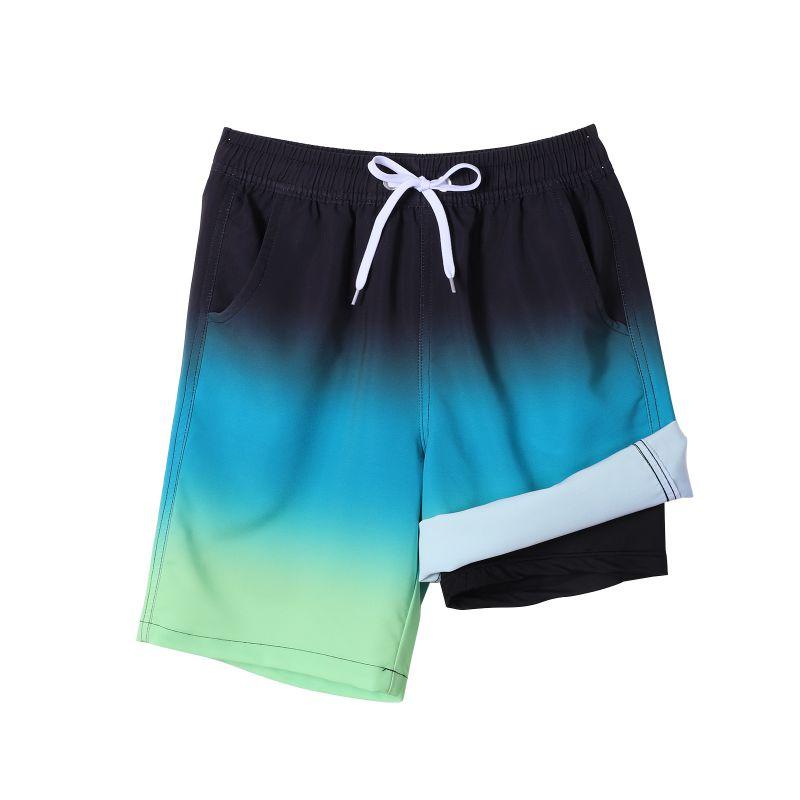 Детские летние шорты для мальчиков и девочек 4-16 лет, быстросохнущие, дышащие, на кулиске, пляжные шорты