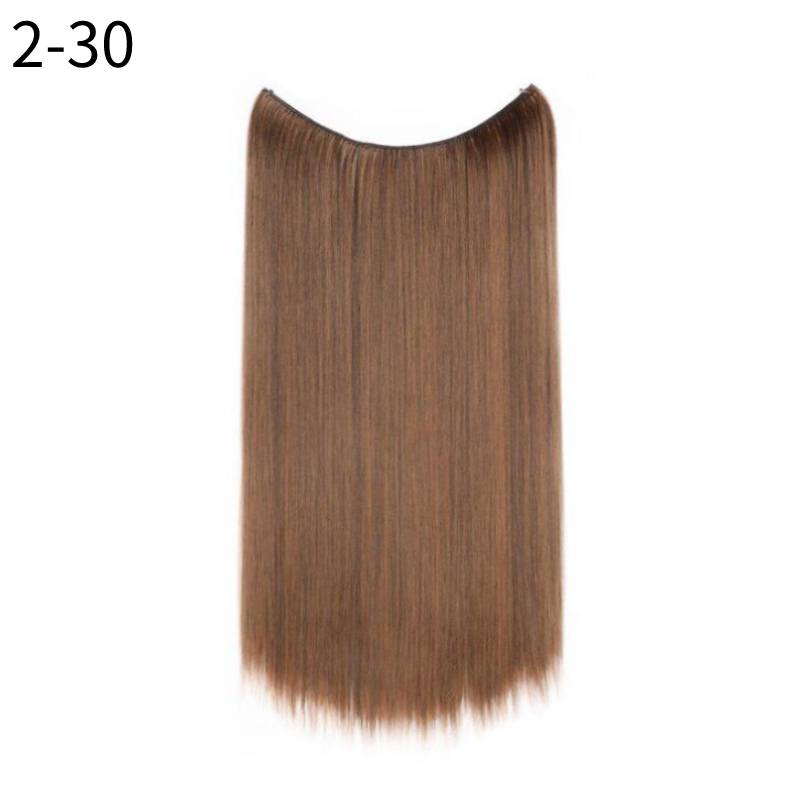 MERISIHAIR Натуральное синтетическое термостойкое волокно, шиньон, леска, длинные прямые волосы, невидимое цельное наращивание волос