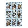 9 Sheets/Set Christmas Window Cling Removable Waterproof PVC Winter Merry Christmas Static Glass Sticker Holiday Party Decoration Decal