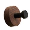 Round Shape Wooden Hook Coat Peg Wall Coat Rack Multi-Purpose Key Decor Holder  Towel