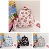 Capybara Trendy Dual Shoulder Backpack Featuring Pencil Holder For School Kids