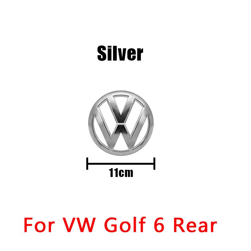 Hub Caps 1Pcs 135mm 110mm VW Golf 6 MK6 For Volkswagen Golf6 2009-2012 Car Rear Trunk Lid Front Grill Emblem Trunk Auto Badge Ac
