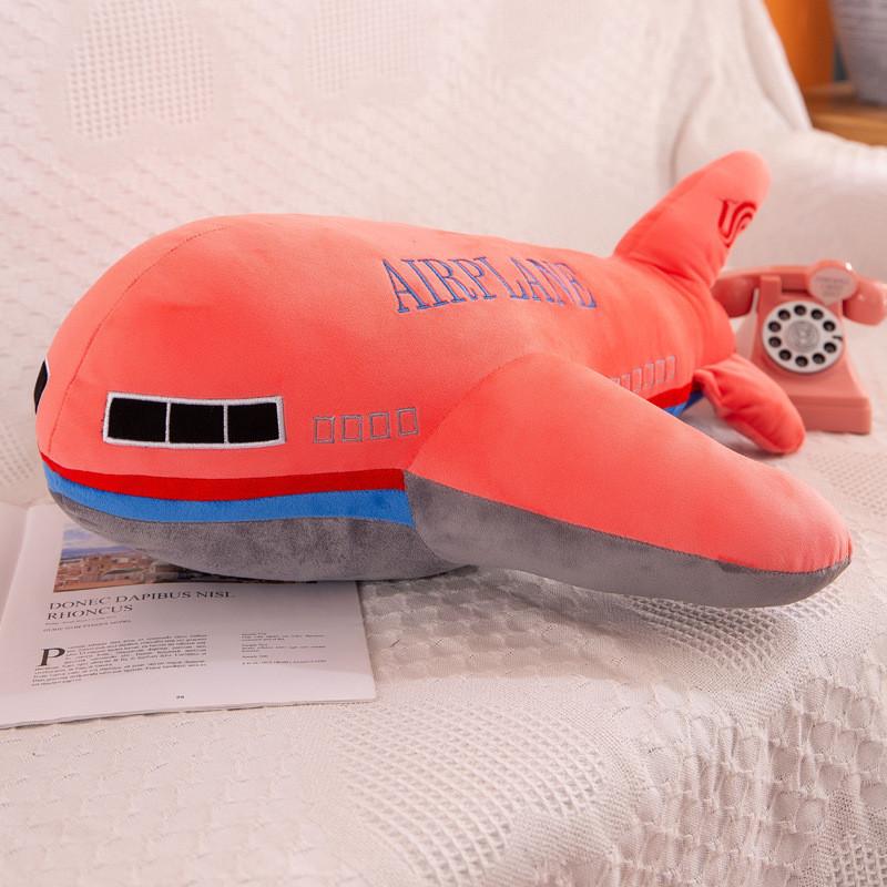 Плюшевая игрушка самолет Мягкая игрушка из хрустальной ткани Мультяшная подушка в виде самолета