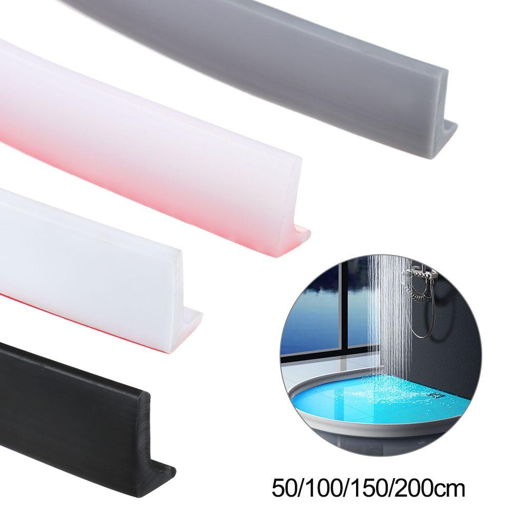 Flood Barrier Silicone Water Retaining Strip Water Stopper Door Bottom Sealing Strip Self-Adhesive