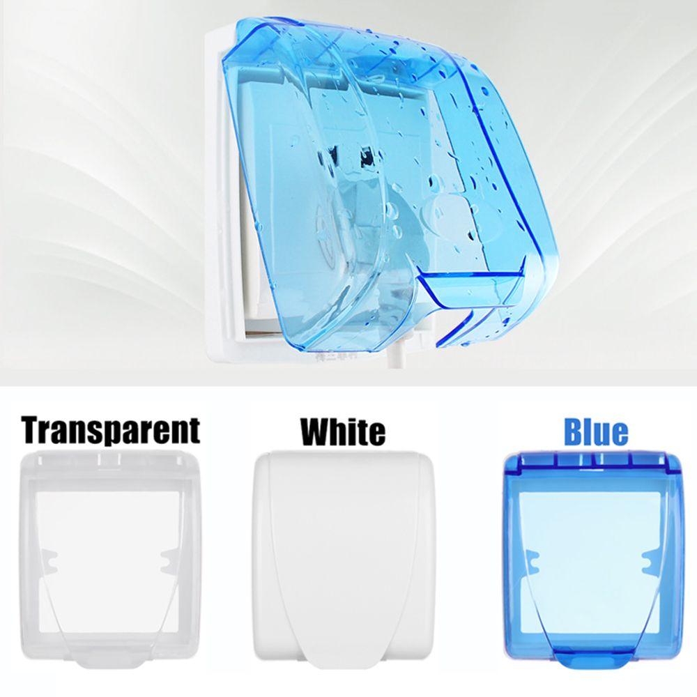 Transparent Safety Waterproof Splash Box Socket Protector Electric Plug Cover Sockets