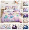 Mermaid Bedding Set Girls Women Home Textiles Soft Duvet Covers Pillowcases Cartoon Cute Cover Gifts Double King Size