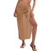 Womens Long&Short Sarong Swimsuit Coverups Summer Beach Bikini Wrap Sheer Short Skirt Scarf for Swimwear Cover-ups