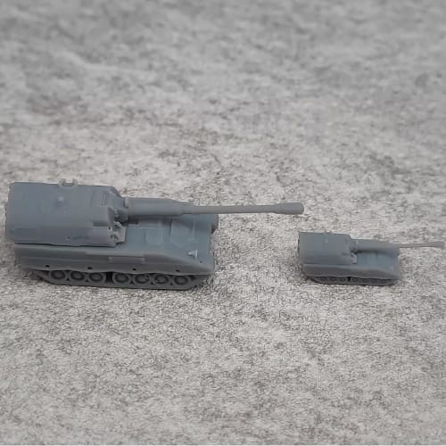 5PCS DIY Model PZH 2000 Self-Propelled Tank Model, 1/700 1/350 Scale, Unpainted Upgraded Military Vehicle Assembly Mold for Military Collections (1/70