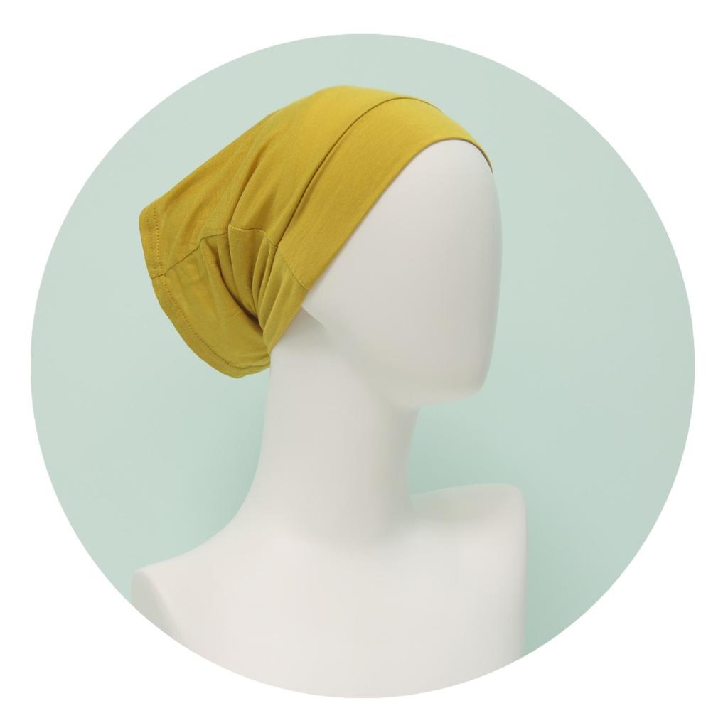 Solid Color Modal Bandage Cap Headscarf