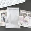 5PCS  Pastoral Style Folding Card Background Board Writable Kpop Star 3 Inch Photo Card Packing DIY Decor Fixed Card