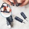 Портативный DC5521 Female to DC5.5x2.5mm Male Converter Адаптер-преобразователь мощности для различных марок ноутбуков