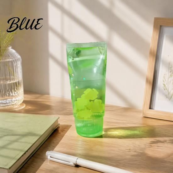 Clear Tube Squeezing Toy Toothpaste Stress Relief Toy with Glitter Fidget Desk Slow Rising for Kids Adults Reduction Gadgets