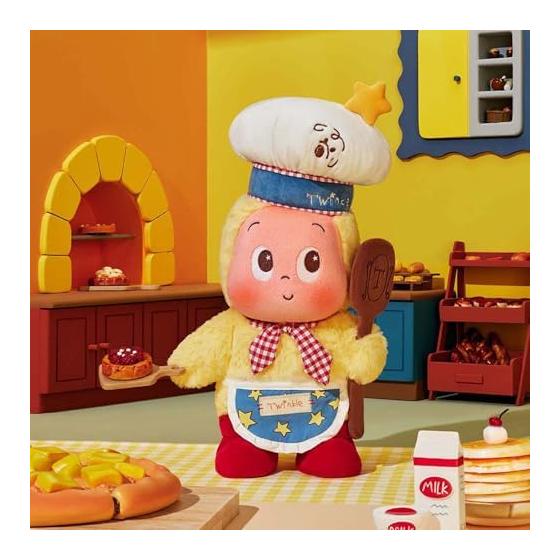 Официальный магазин POP MART Серия Twinkle Twinkle MOON GELATO Плюшевая игрушка Пекарь, Мерцающая Звезда, Плюшевая кукла Pop Mart, Кукла Софуби, Брелок,