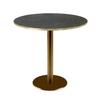 Round Table Ø 70 Cm Rome Bistro Black Stone