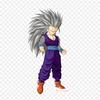 Patches For Clothes Bag Iron On Thermal Stickers Gohan Ssj 3 Gohan Goku Pattern Washable Heat Transfer
