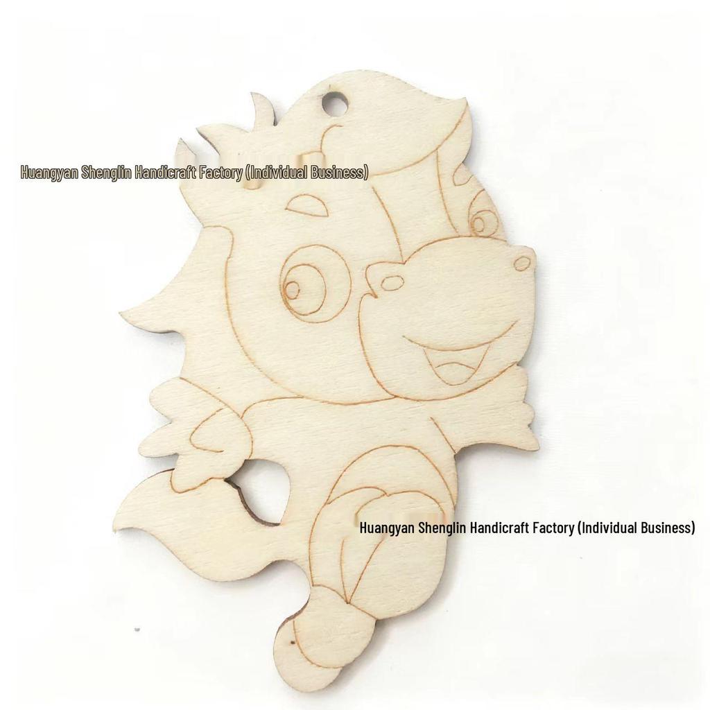 Unfinished Wood Zodiac Shape Ornaments for Festivals