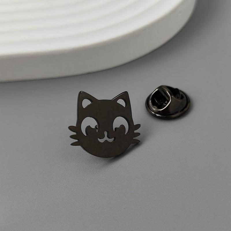 Cat Brooch Cufflinks Cute Exquisite Korean Design High-end Light Luxury Clothing Accessories