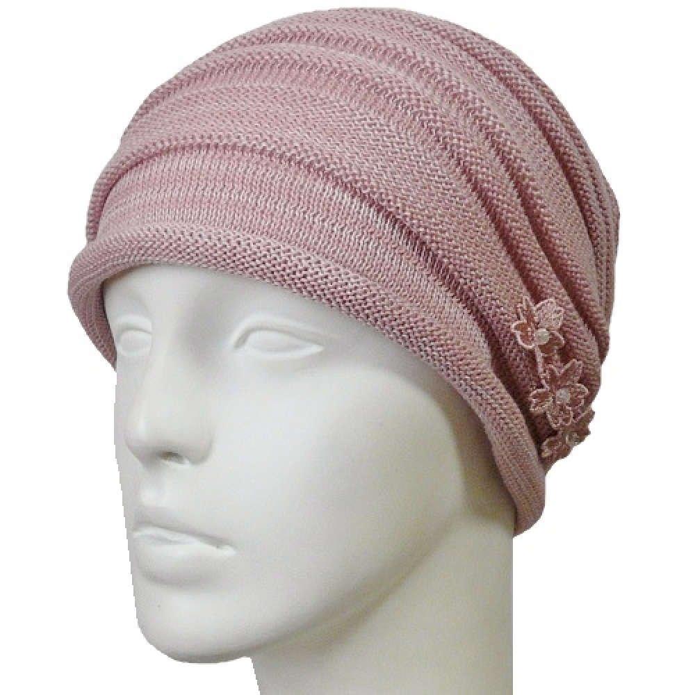 Drug Uno Chiyo Design Indoor Hat Rose [Malliah] [Anti-cancer Treatment] [Medical Hat] [Care Hat] Hood