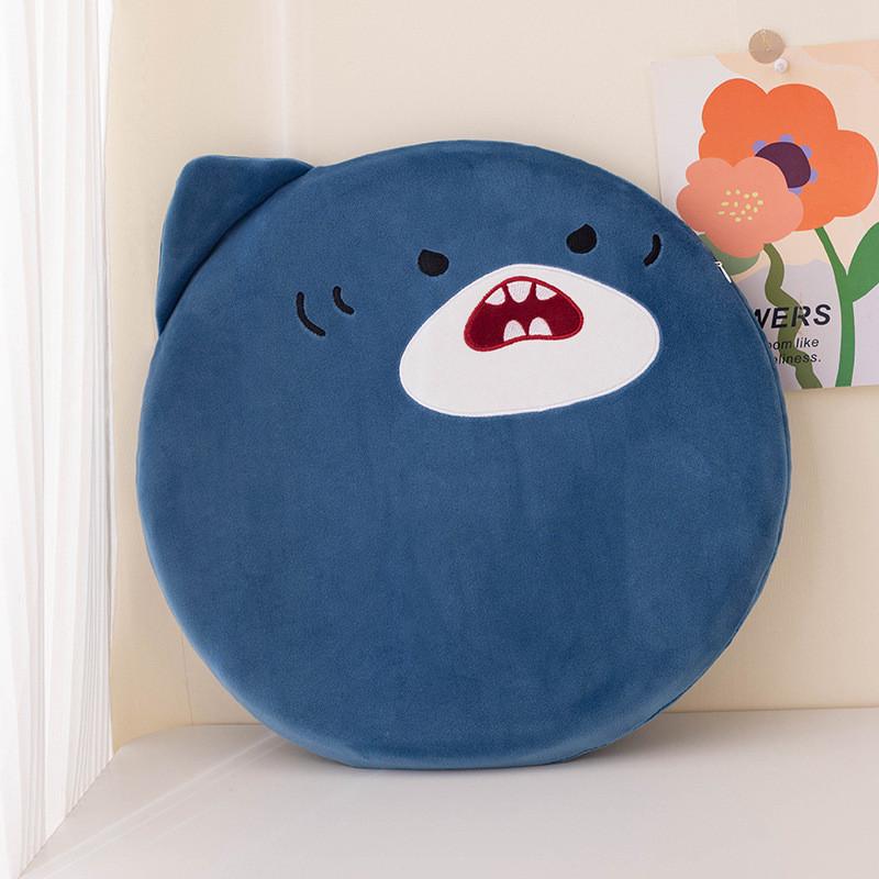 Подушка для сиденья из пены с эффектом памяти с мультяшным котом для комфорта в общежитии и для отдыха