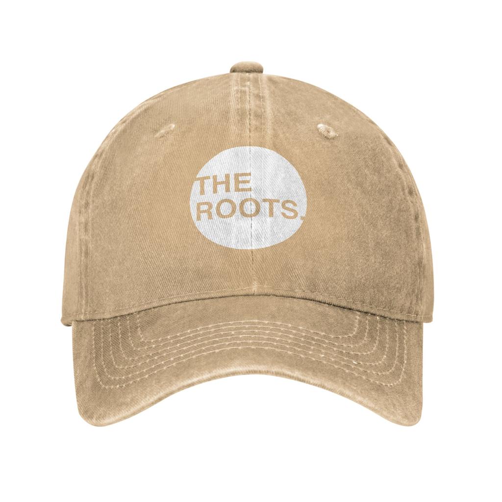 The Roots Concert Outdoor Travel Baseball cap AntiAging Casual Style SoftTop Denim Hat