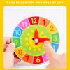 Toddlers Alarms Clock Toy Hour Second Cognition Clocks Toys Preschool Educational Teaching Aids for School Kindergarten