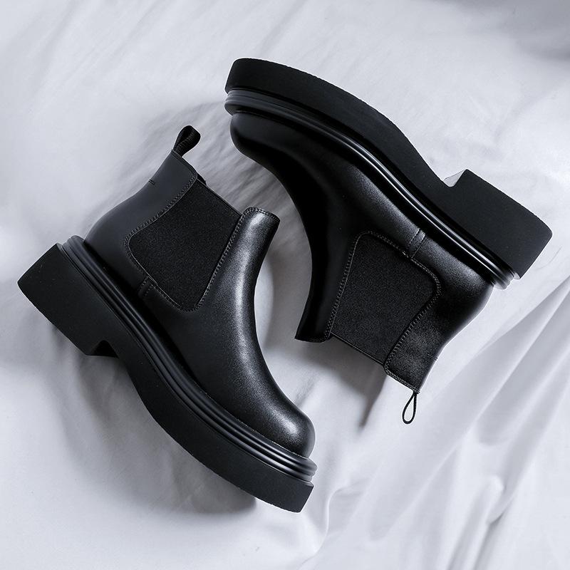 Весенние мужские ботинки Martin с низкой трубой и средним рукавом, короткие ботинки в стиле ретро на толстой подошве 5016-R