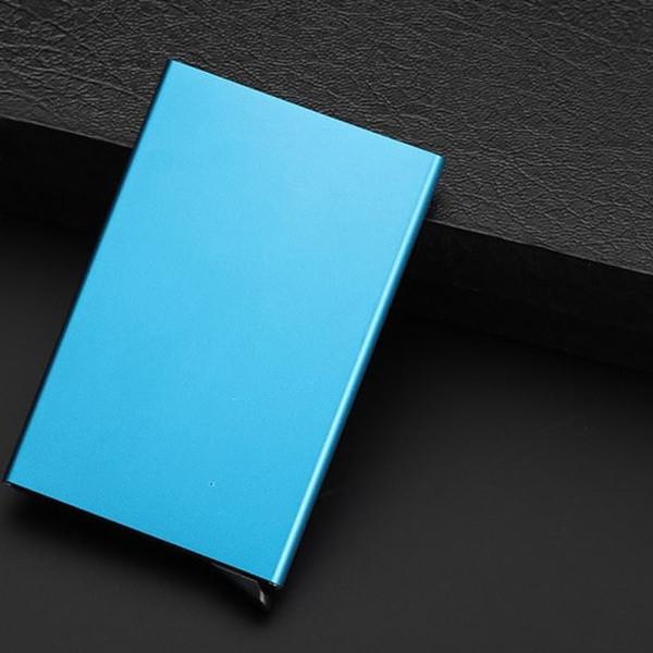 New Men Women Credit Id Card Holder Metal Card Case Travel Card Wallet Case