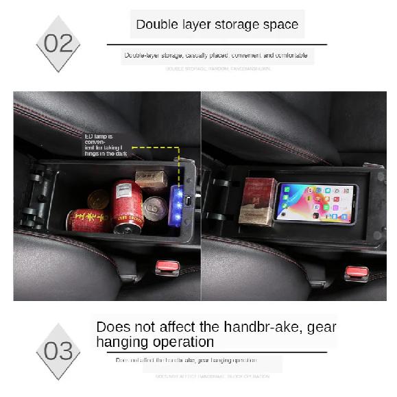 Car Armrest Box for Peugeot 308 2008 2009 2010 2011 2012 T7 SW / Citroen C4 2011 Retrofit Parts Center Storage Box USB Accessori