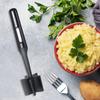 Meat Mincer Spatula Heavy Duty Ground Beef Chopper Hamburger Meat Chopper Tool Easily Breaks Up Ground Meat BPA-Free Multifunctional Kitchen Utensil