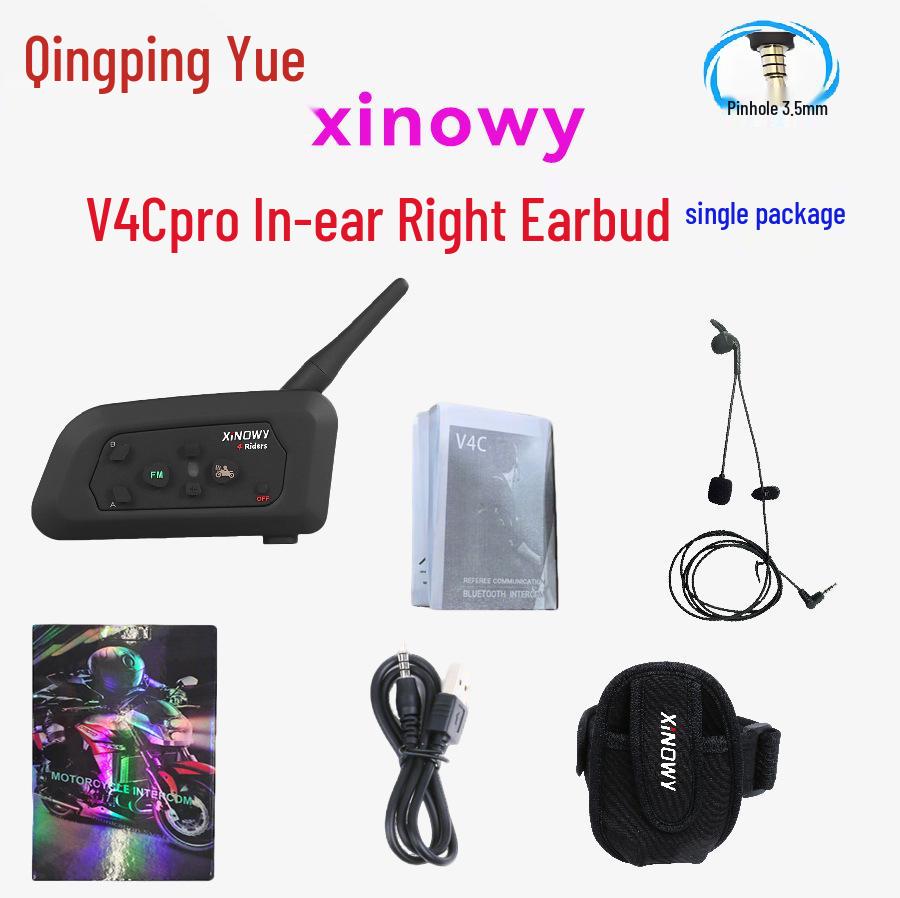 Набор радиостанций Xinowy V4C Pro для 4 человек, для судей на открытом воздухе, с сумкой для хранения