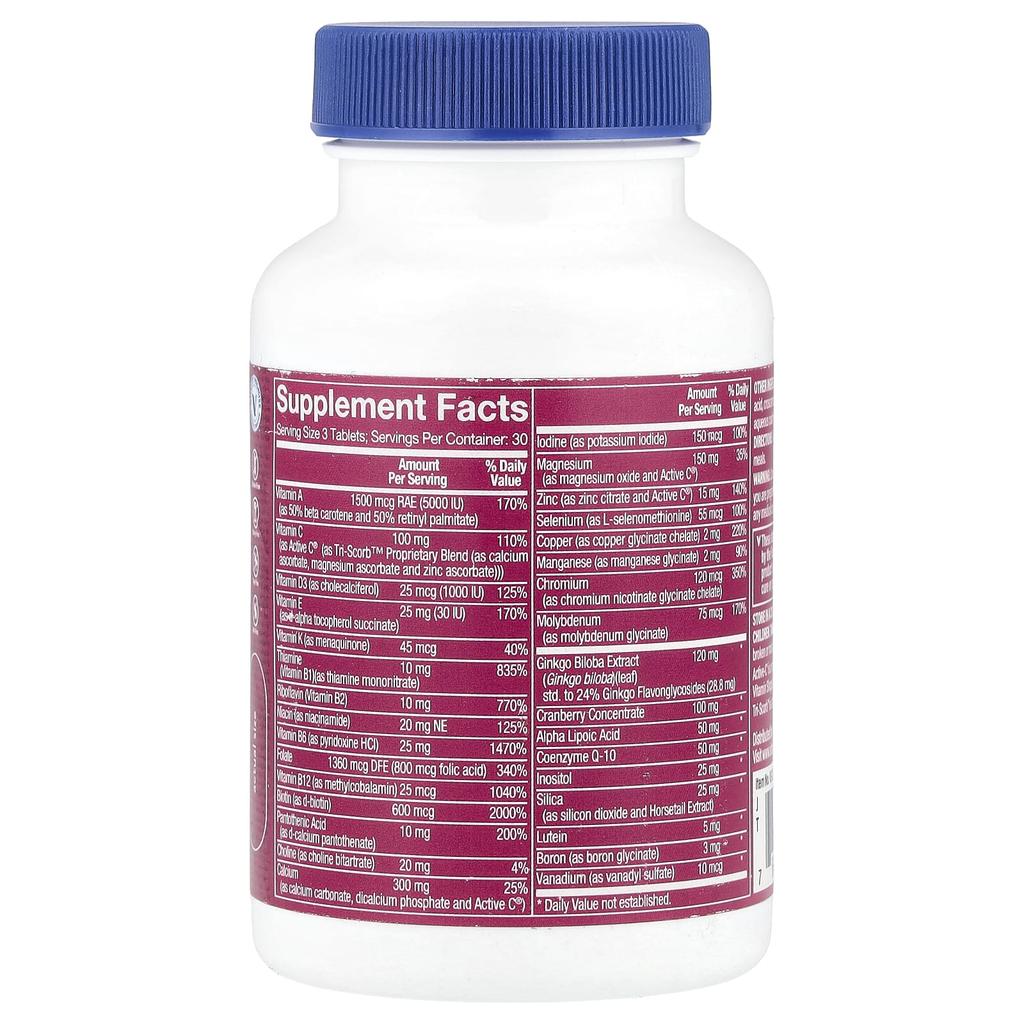 Ultimate Woman® 50+, Multivitamin & Multimineral, 90 Tablets