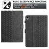 For iPad (2025)/10.9 (2022) Cover Imprinted Shockproof PU Leather Tablet Case with Card Slots