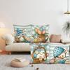 Easter Pillow Covers Decorations Cases For Home Holiday Set Of 4 Easter Pillowcase Holiday Home Sofa Bedside Pillowcase