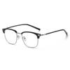 Tr Eyebrow Frame Glasses Retro Casual Anti-Blue Glasses Can Be Equipped With Myopia Flat Light Glasses Frame 2202