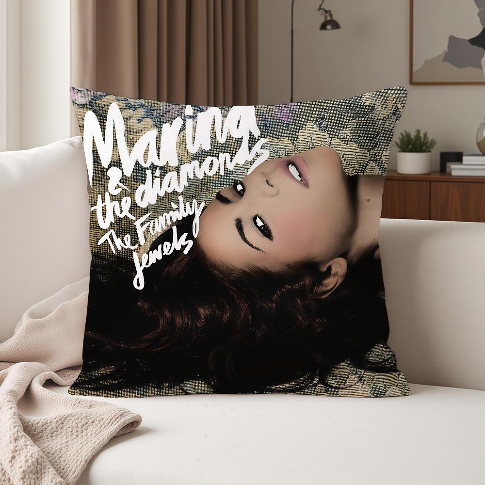 Singer MMarina Princess Of Power Pillow Case Suitable For Bedrooms Living Rooms Cars Home Decoration