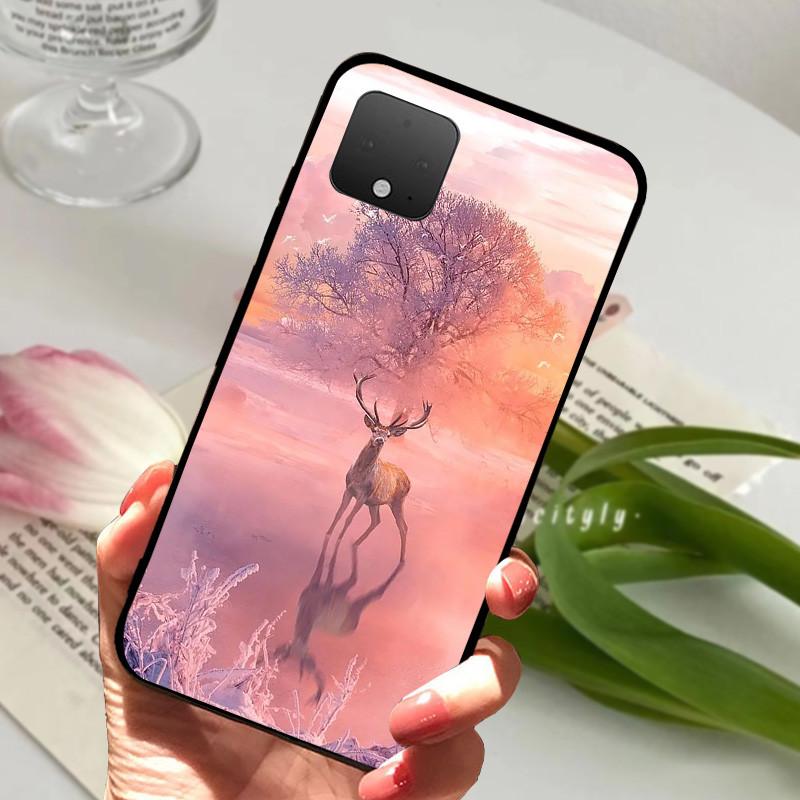 Чехол для Google Pixel 4A 5G Силиконовый Мягкий ТПУ Черный Чехол для Телефона Для Google Pixel 5 XL 5G Защитный Fundas Чехлы Роскошный Coque