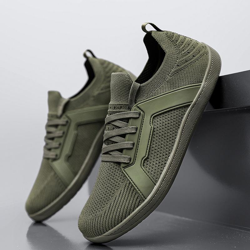 2025 Women's Summer Wide Toe Mesh Casual Shoes Platform Outdoor Fitness Anti Odor Hiking Lace Up Running Shoes Men's Large Size