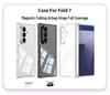 Магнитный прозрачный защитный чехол Samsung Z Fold7 с подушкой безопасности и встроенной пленкой