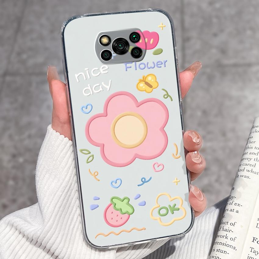 Прозрачный чехол для телефона Xiaomi Poco X3 X4 NFC X5 X6 X7 Pro F3 F4 GT F5 Мягкий ТПУ чехол Ретро узоры карманных часов Ударопрочный чехол для Xiaomi Накладка Capa