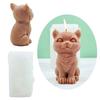 Cats Candle Molds Sitting Cats Silicone Moulds Scented Candle Casting Molds Animal Clay Moulds for Cake Decorations