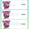 USB Fan Mute Rechargeable Cartoon Violent Strong Wind Bear Mini Electric Table Handheld