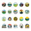 50 Outdoor Scenery Camping 2-50 Suitcase Notebook Water Cup Doodle Decoration Stickers