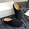Ladies Shoes On Sale New Slingbacks Women's Slippers Spring Closed Toe Suede Solid Outdoor Casual Comfortable Plus Size Slippers