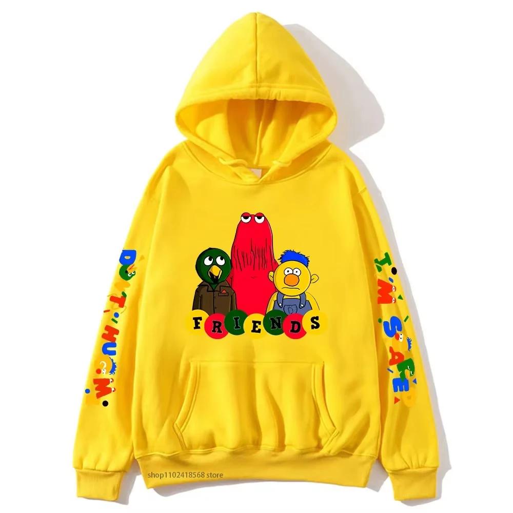 Meme-dont Hug Me Im Scared Hoodies Cartoon Graphic Sweatshirts for Women Men's Unisex Sudaderas Clothing